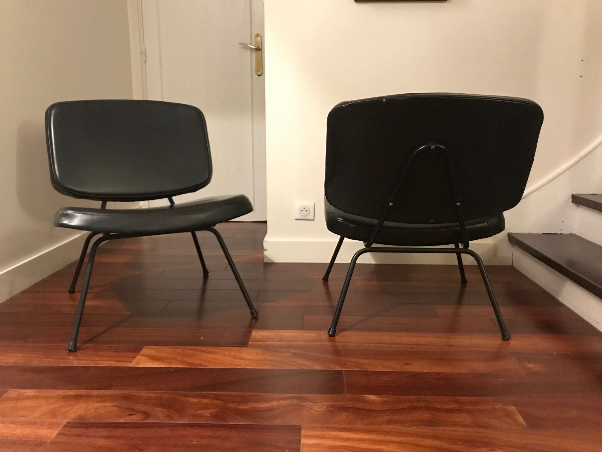Pair of armchairs CM190 by Pierre Paulin for Thonet