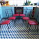 Suite 6 chairs Colette Guéden