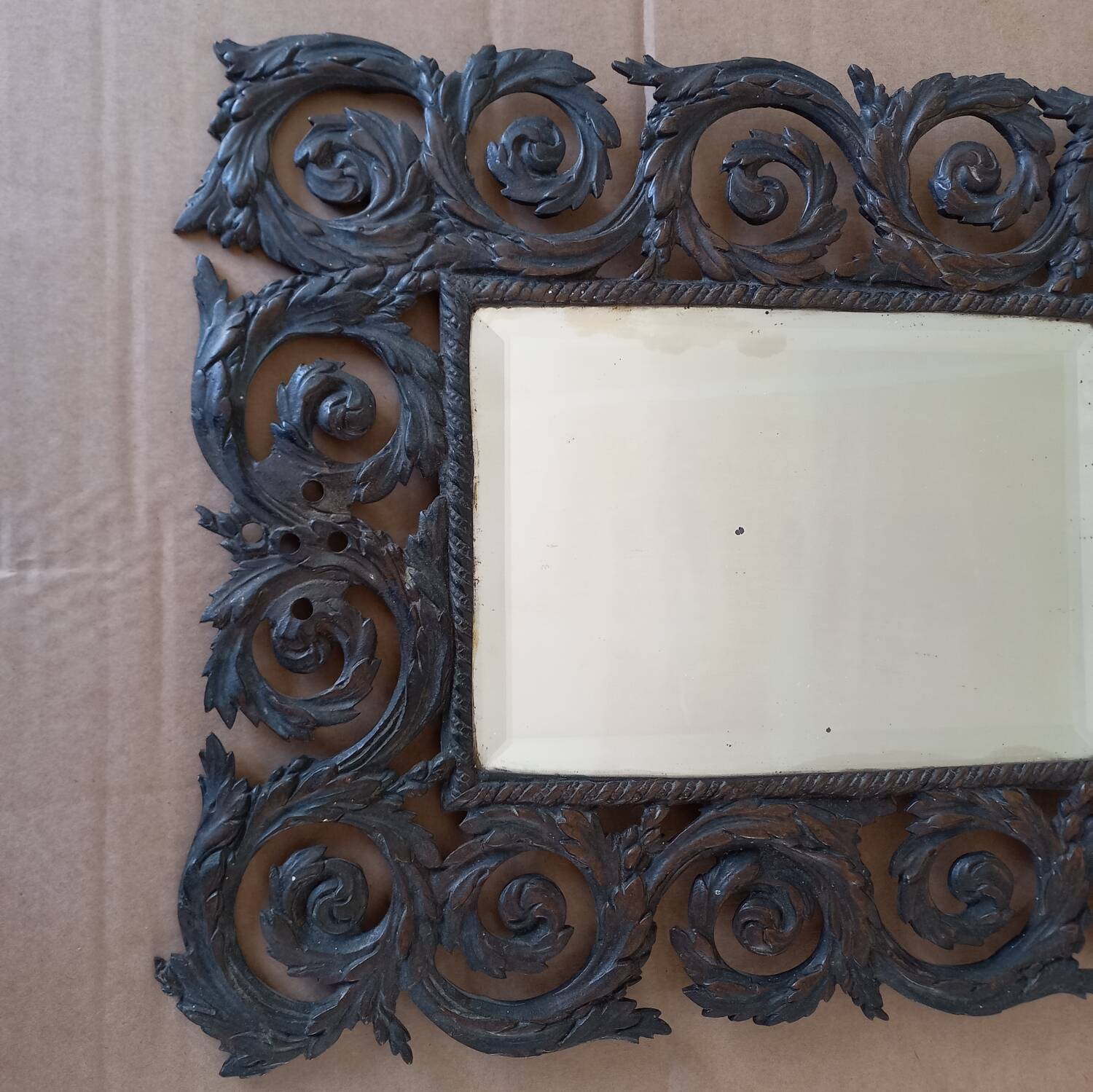 Miroir en bronze