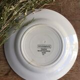 Digoin Sarreguemines plate plates in earthenware service Beauséjour