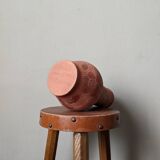 Vintage Portuguese ceramic terracotta clay terracotta pottery vase