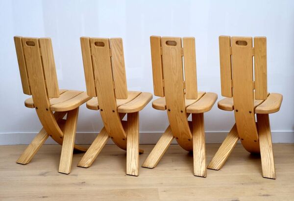 4 chaises Redureau Création - ���� années 1990.