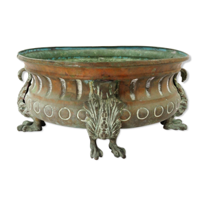 Jardinière en cuivre