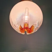 Suspension Space Age en verre de Murano, Mazzega, 1970