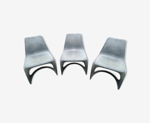 3 chaises "Modo 290" de 1966 Steen Ostergaard pour Cado