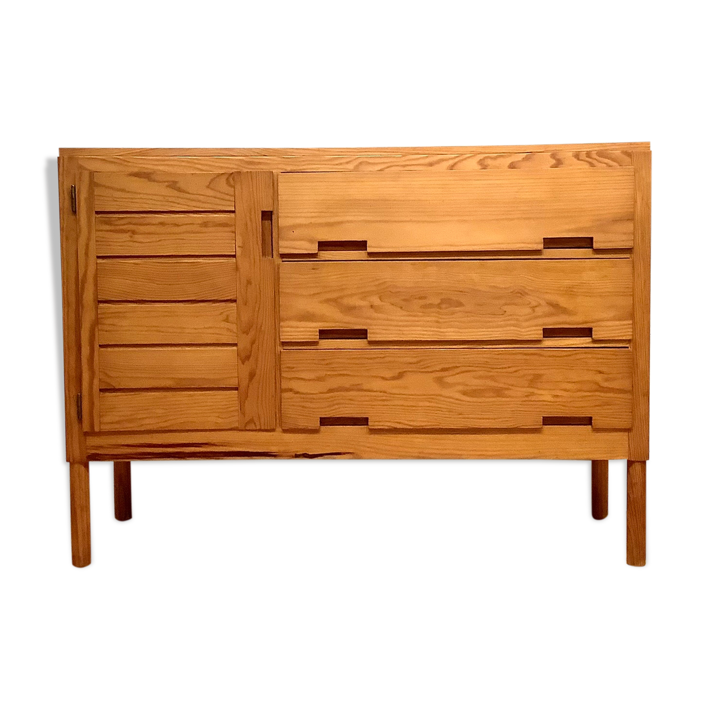 Commodity "weekend" in pine of the moors by Pierre Gautier Delaye for Vergnères, France c.1956