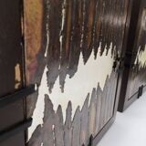 Paire d'appliques murales brutalistes de Ravi Sing pour Lightworks, années 1980