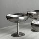6 stainless steel footed bowls, Letang Remy style