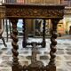 Table / desk style Henri II solid oak