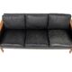 Scandinavian leather sofa, Möbel-Ikea, Sweden, 1960