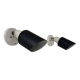 Pair of vintage adjustable wall lights, black and white, Raak Netherlands 1970