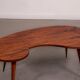 Moveis Frate Ltda Brazilian organic form coffee table. Circa 1950.