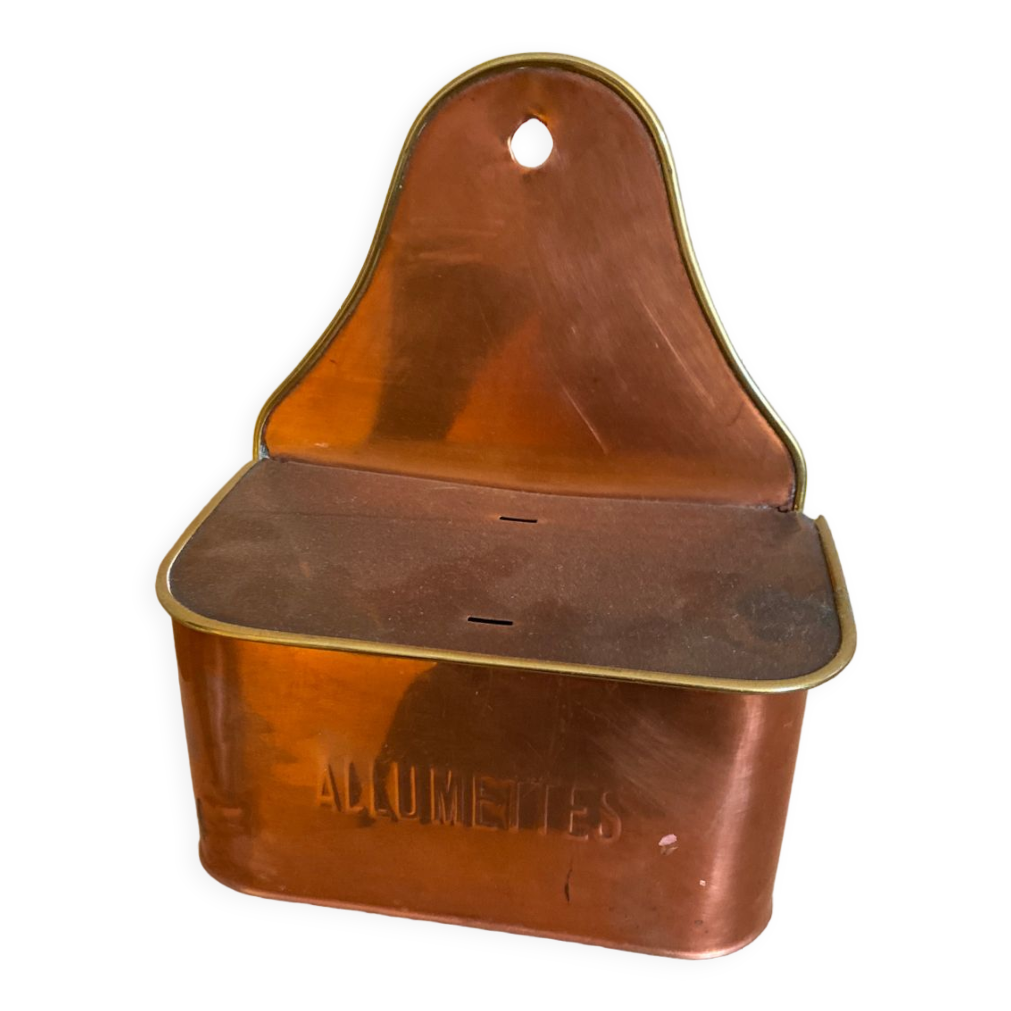 Copper matchbox