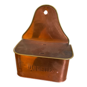 Copper matchbox