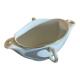 Saucière Double Ancienne Gras & Maigre Porcelaine Blanche #D906