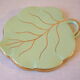 Old trifle leaf gilded rib ceramic decoration festive table