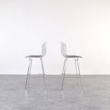 Vintage Bar Stools by Harry Bertoia for Knoll International, 1970s, Set of