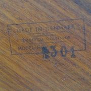 Model 301 teak coffee table by Børge Mogensen for Fredericia, 1960s