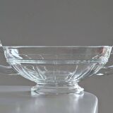 Glass fruit bowl, Val Saint Lambert style