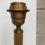 Lamp foot column metal and marble 50s