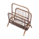 Vintage rattan magazine holder, France 1960