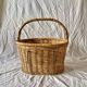 Vintage Wicker Bicycle Basket
