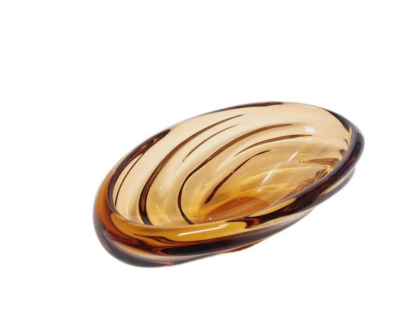 Fruit bowl attributed to J. Hospodek for Chribska Sklara, former Czechoslovakia, 1960s