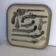 Metal tray guns design Piero Fornasetti vintage 1960 - 33 x 33 cm