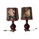 Paire de lampes Napoléon III
