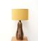 Lampe en grès avec larme de potier, années 70