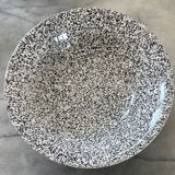 Italian speckled stoneware salad bowl