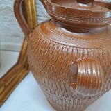 Stoneware chamotte jug