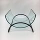 Italian magazine rack, 1980's, Gallotti & Radice