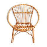 Vintage wicker rattan chair