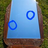 Art Deco mirror in carved wood