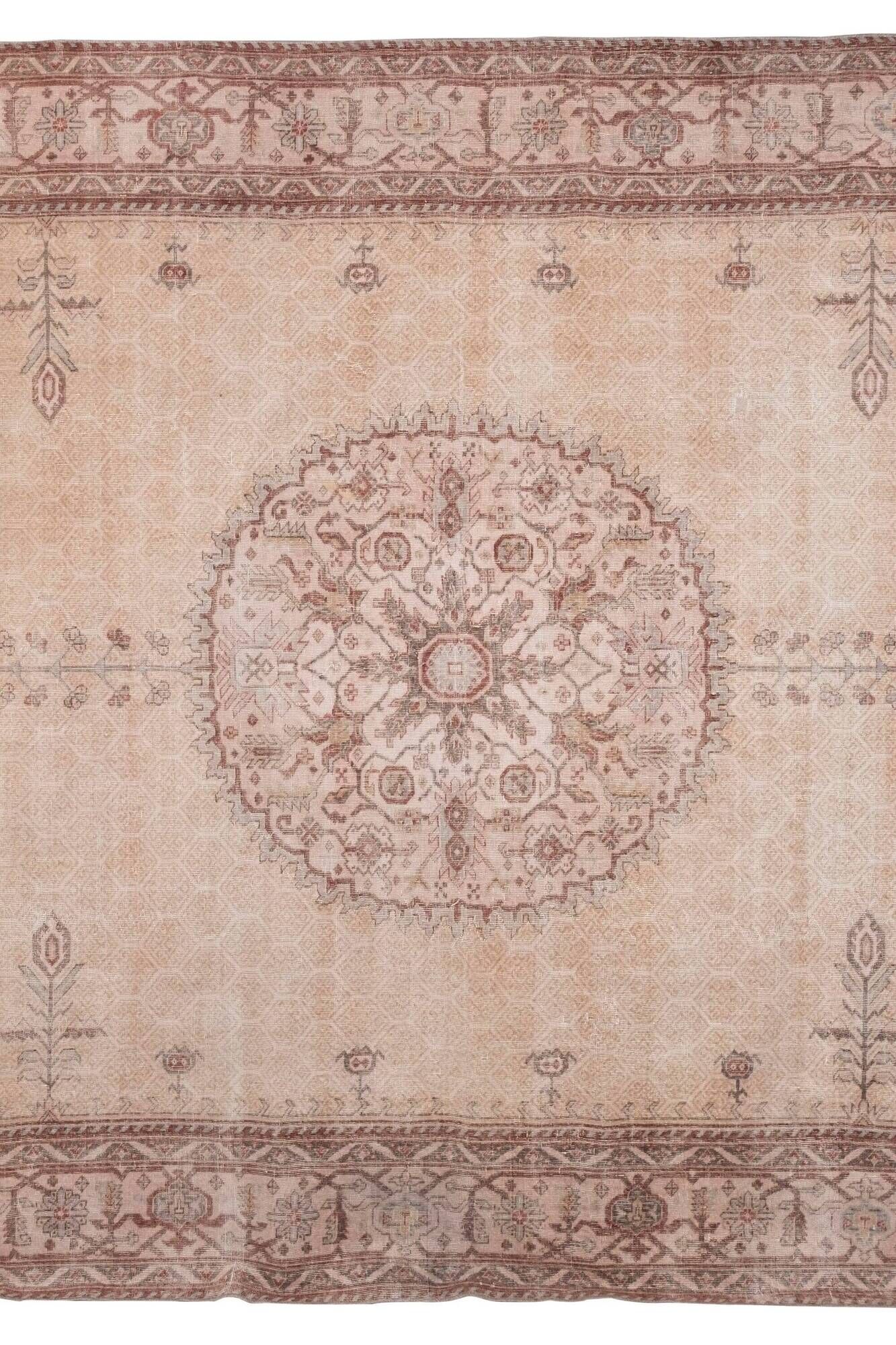 Vintage Turkish Oushak rug 298x450 cm