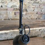 Lamp 2 telescopic arms on vices - matte black
