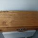Antique wooden suitcase