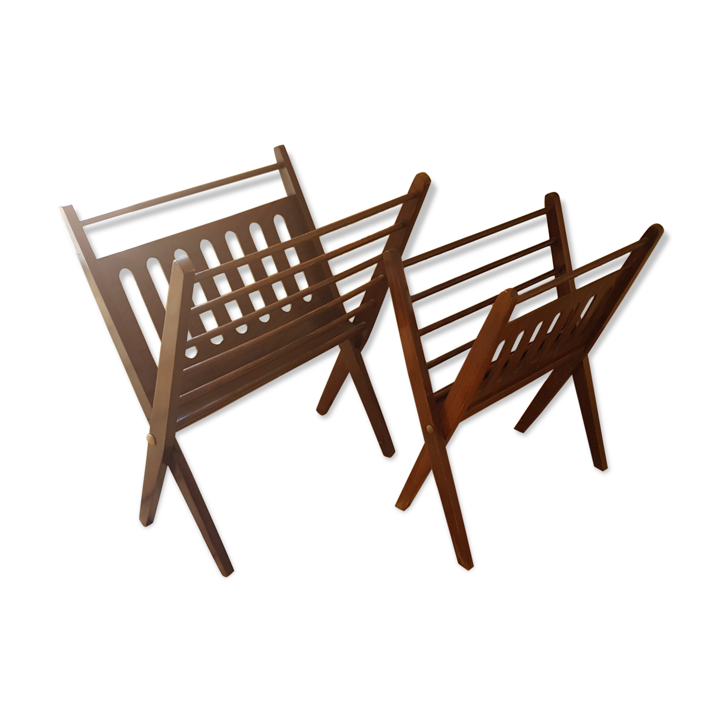 Pair of magazine holders by Cees Braakman from the 50s