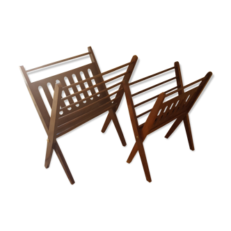 Pair of magazine holders by Cees Braakman from the 50s