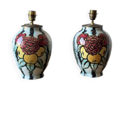 Lampes en faïence de Desvres - Henri Delcourt
