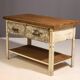 Industrial iron kitchen table from the 1950s, Czechoslovakia
