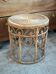 Peacock side table