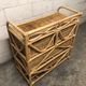 Dresser vintage Wicker/rattan and bamboo 2 large and 2 small drawers