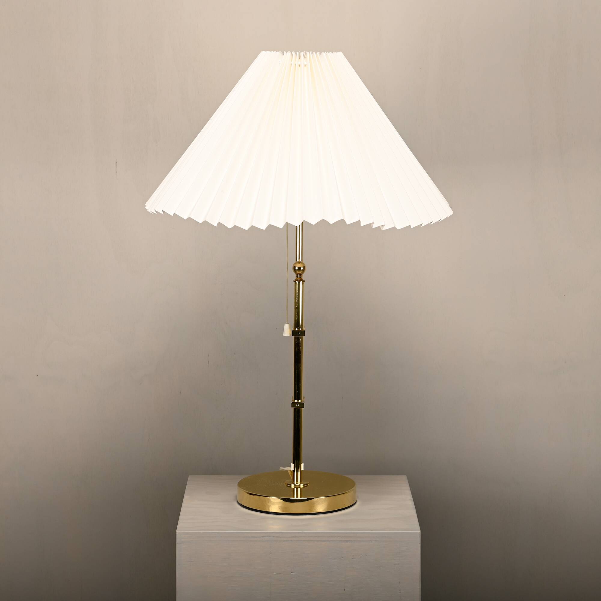 Brass Table Lamp B-131 adjustable in height by Bergboms, Sweden 1960s