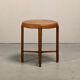 Dutch Art Deco Amsterdam School side table of solid and veneered oak