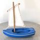 Tirot brand basin sailboat, model 202, vintage toy.