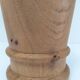 Lamp foot shape potiche solid wood turned vintage