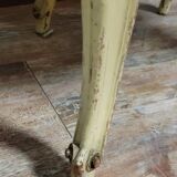 Pair of Venetian chairs in Louis XV baroque style in lacquered and gilded wood