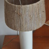 Vintage stoneware bottle lamp